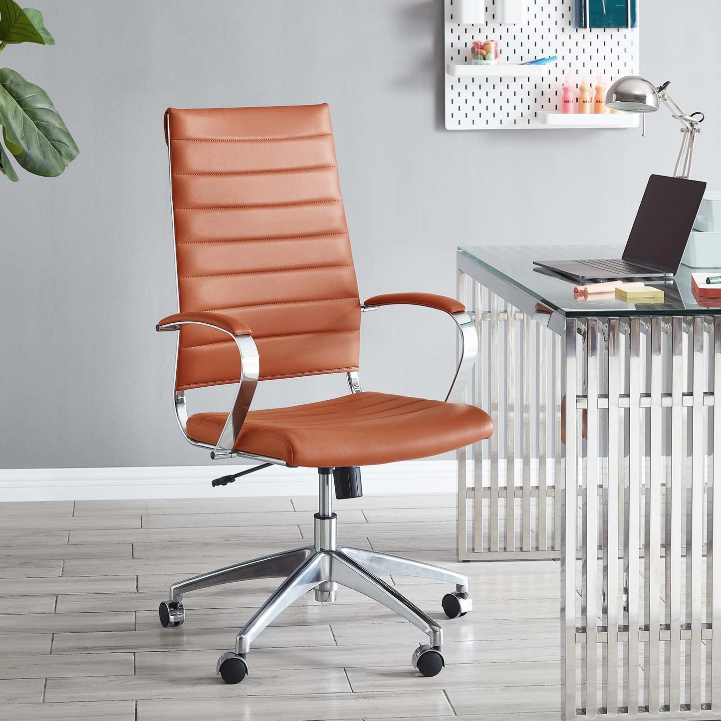 Jive Highback Office Chair Terracotta EEI-272-TER