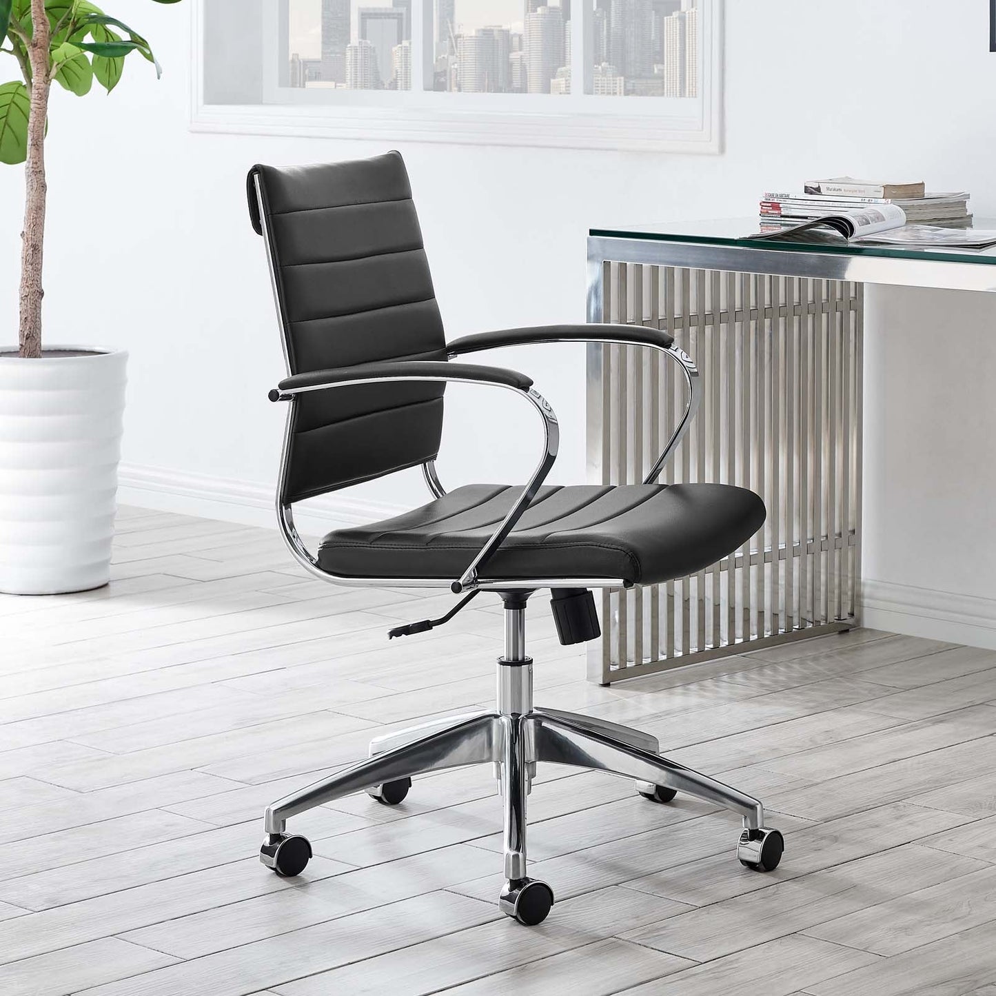 Jive Mid Back Office Chair Black EEI-273-BLK