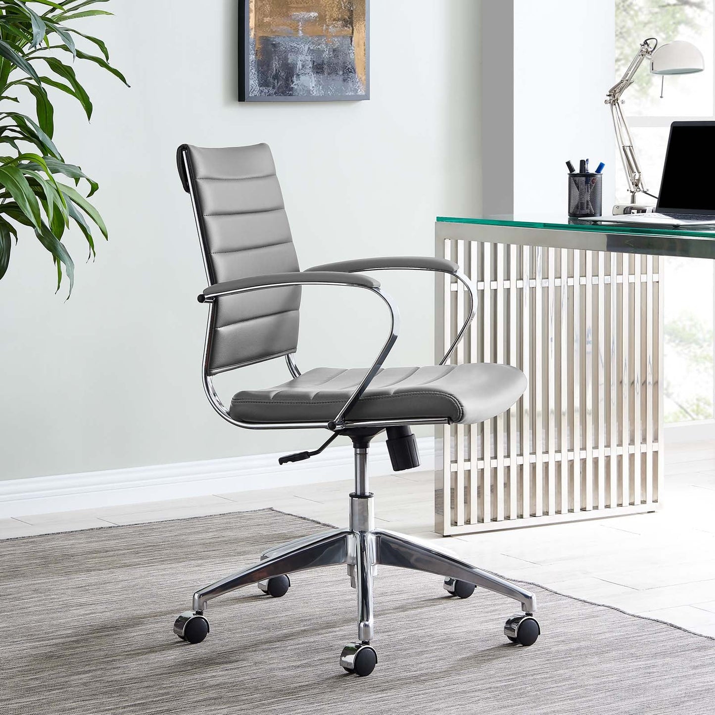 Jive Mid Back Office Chair Gray EEI-273-GRY