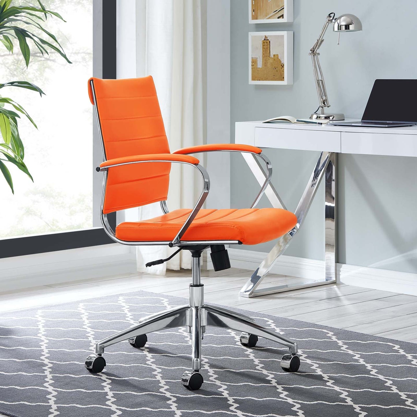 Jive Mid Back Office Chair Orange EEI-273-ORA