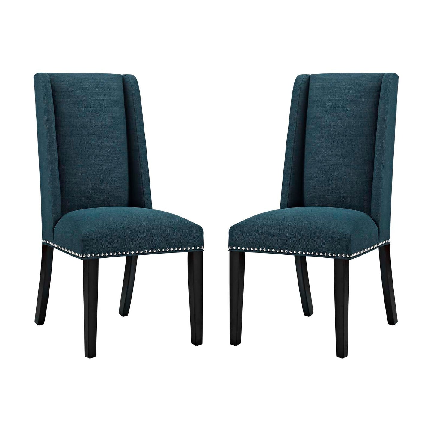 Baron Dining Chair Fabric Set of 2 Azure EEI-2748-AZU-SET