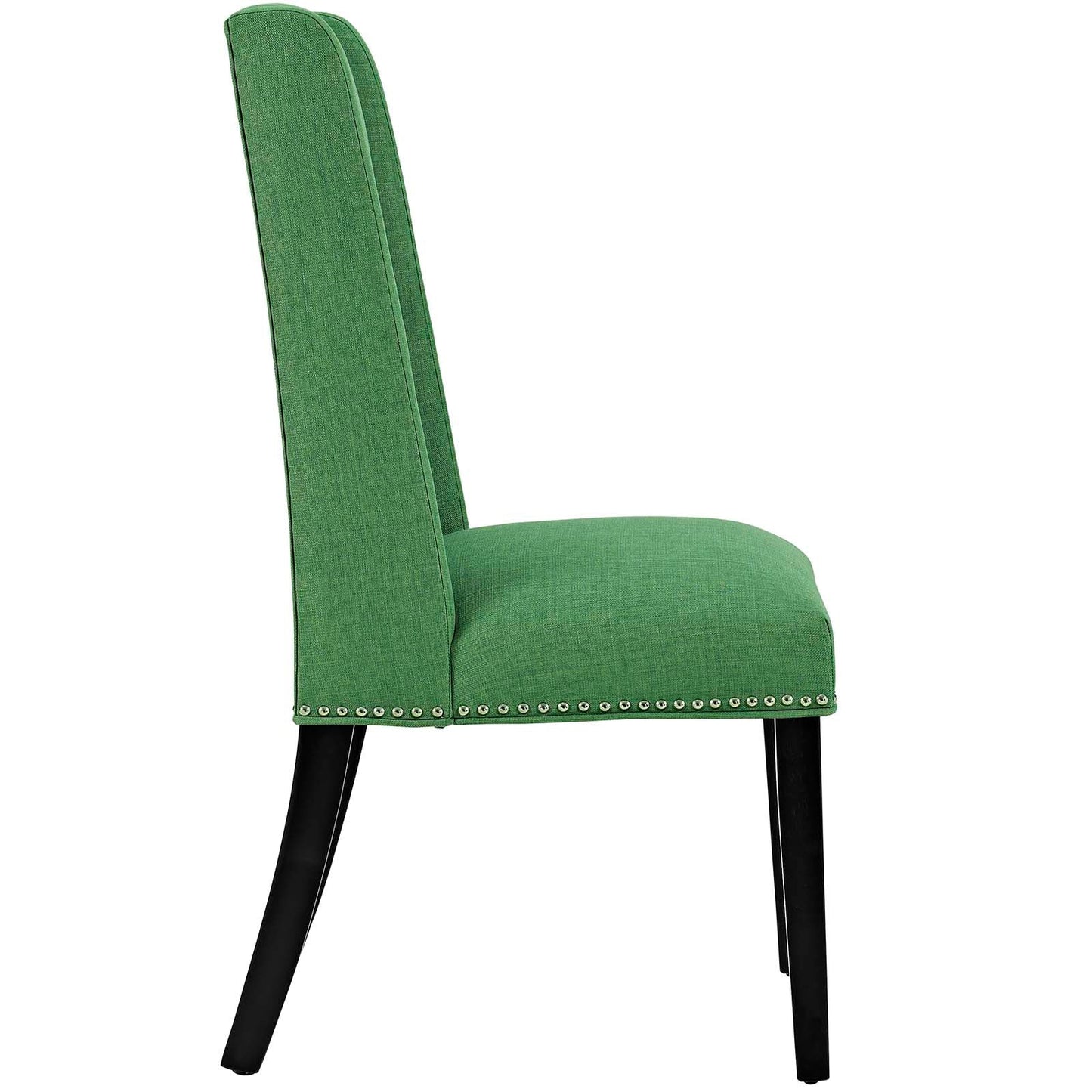 Baron Dining Chair Fabric Set of 2 Green EEI-2748-GRN-SET