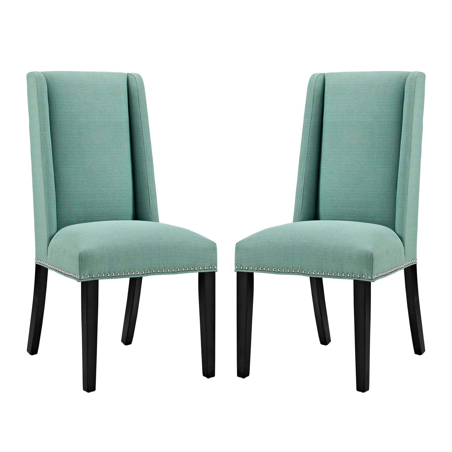 Baron Dining Chair Fabric Set of 2 Laguna EEI-2748-LAG-SET