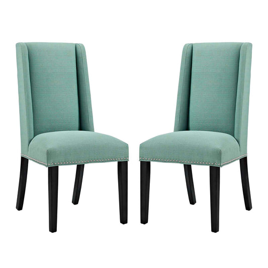 Baron Dining Chair Fabric Set of 2 Laguna EEI-2748-LAG-SET