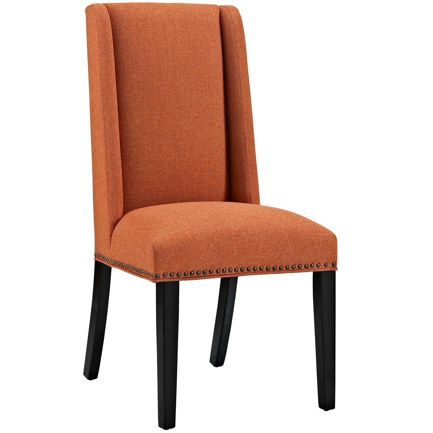 Baron Dining Chair Fabric Set of 2 Orange EEI-2748-ORA-SET