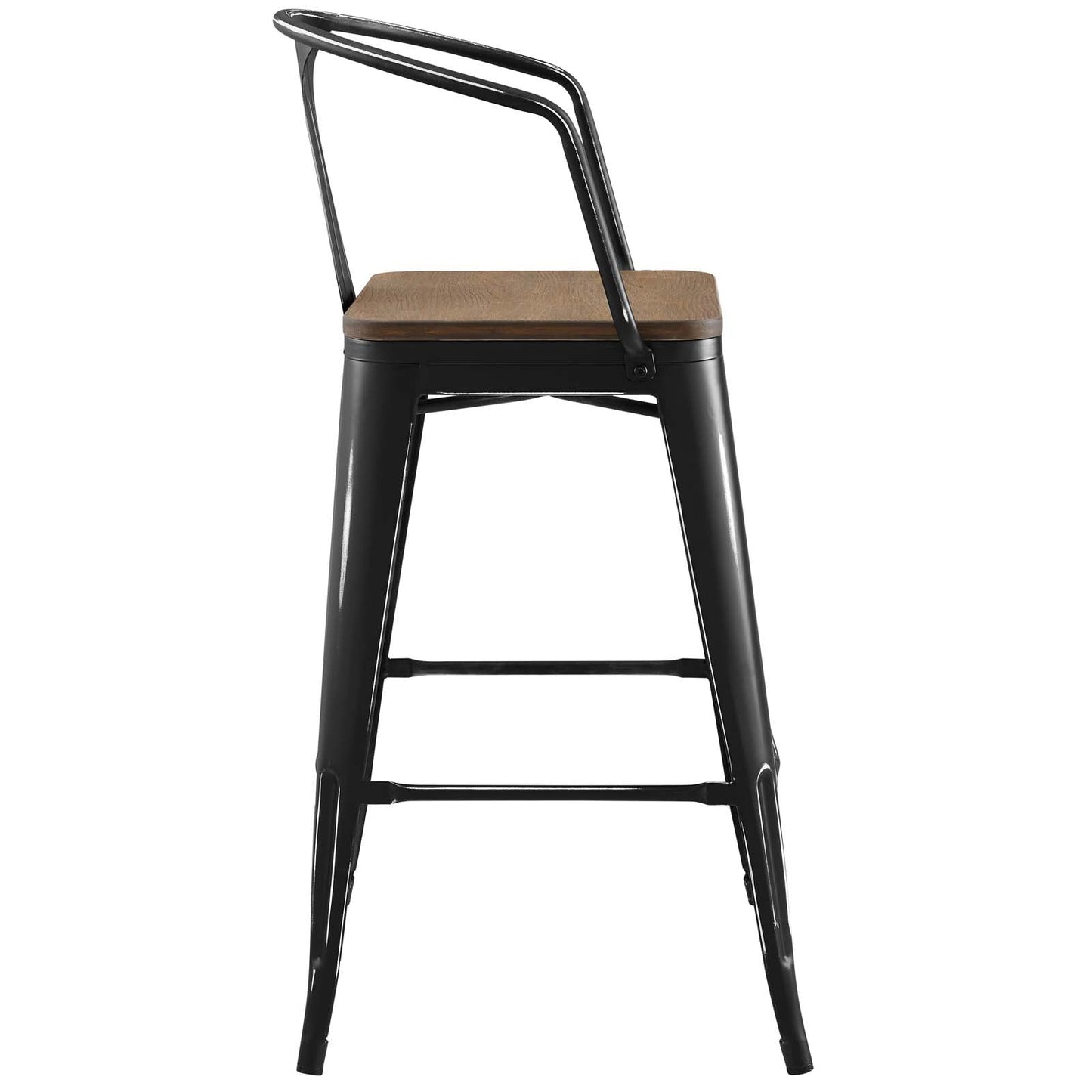 Promenade Bar Stool Black EEI-2818-BLK