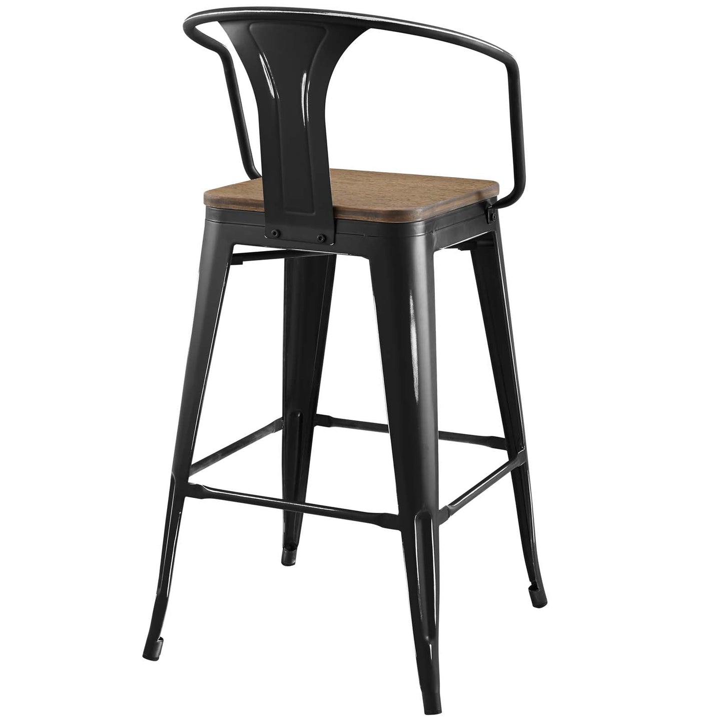 Promenade Bar Stool Black EEI-2818-BLK