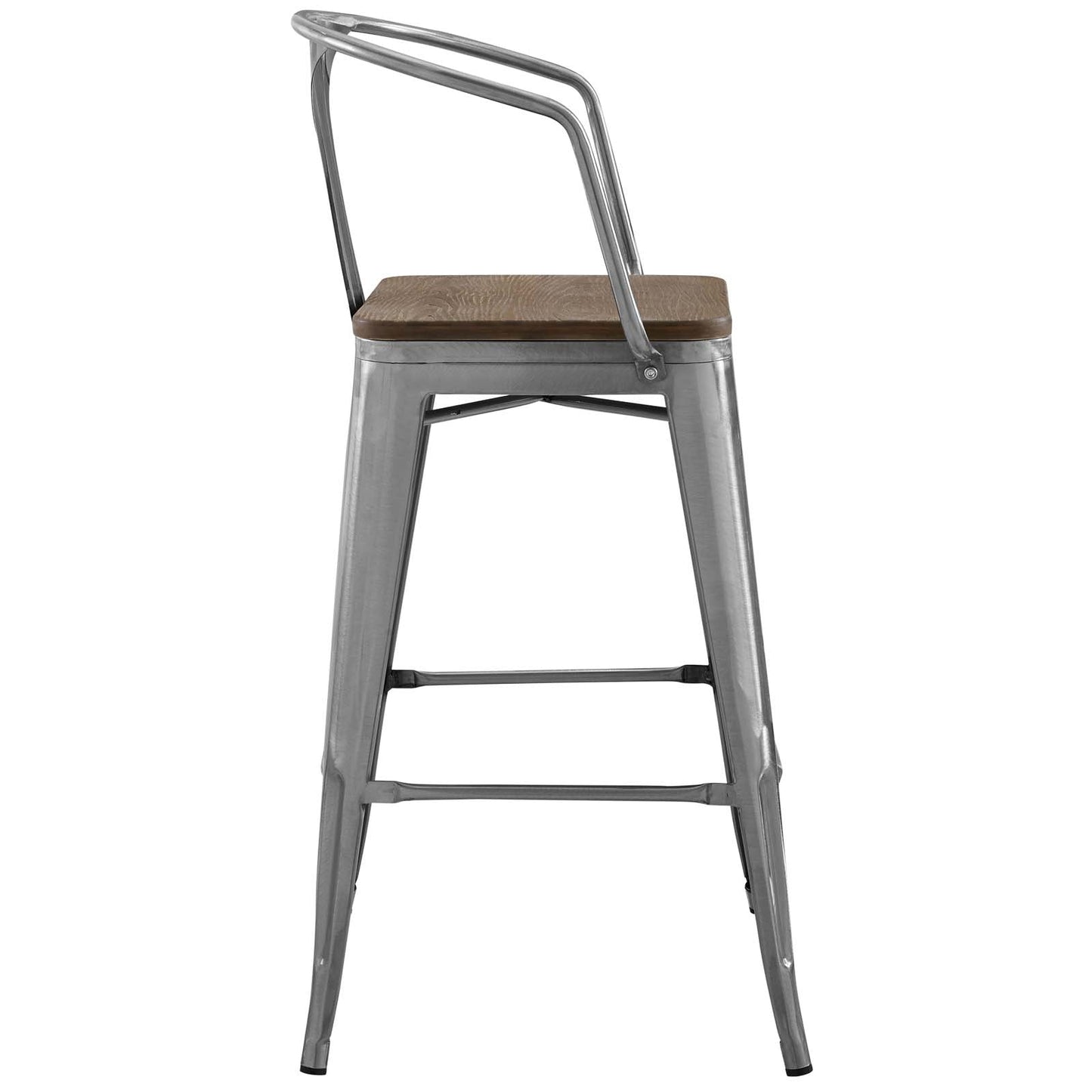 Promenade Bar Stool Gunmetal EEI-2818-GME