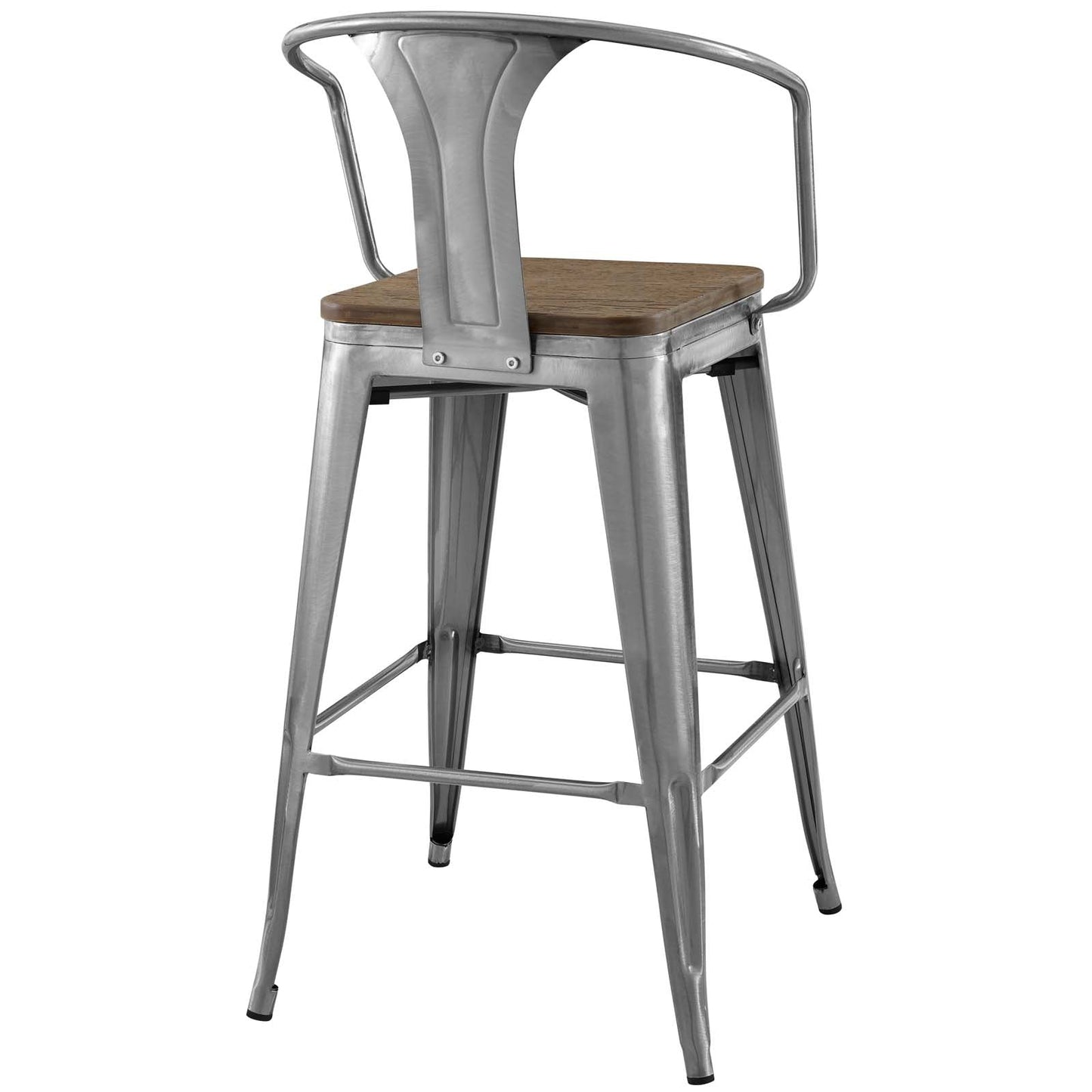 Promenade Bar Stool Gunmetal EEI-2818-GME