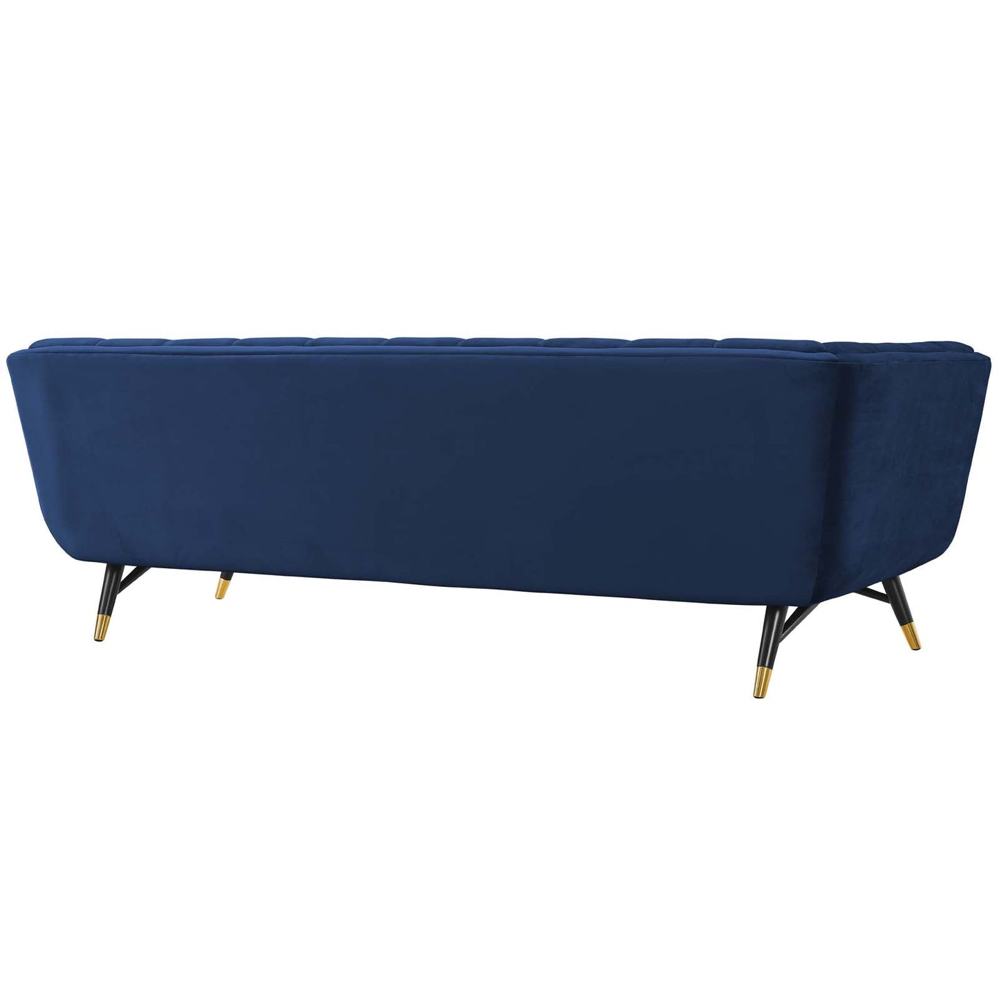 Adept Performance Velvet Sofa Midnight Blue EEI-3059-MID