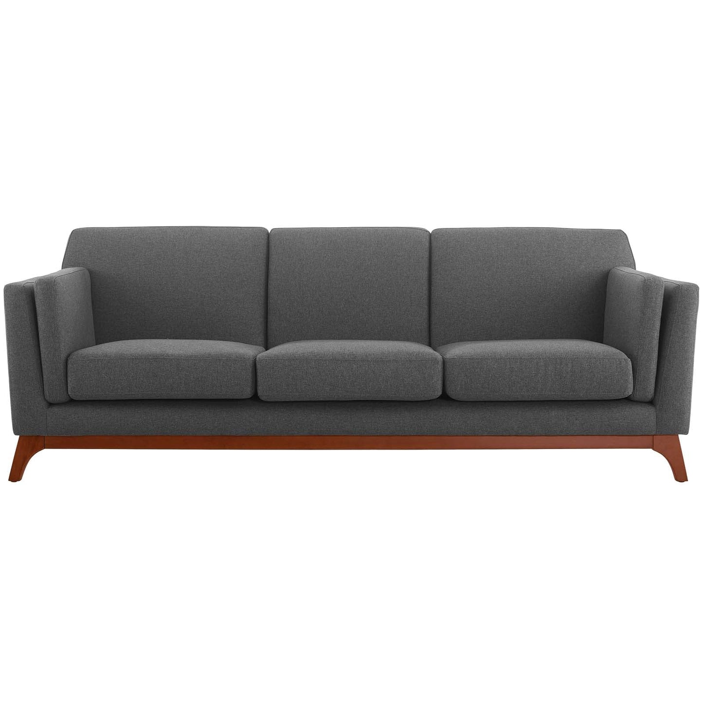 Chance Upholstered Fabric Sofa Gray EEI-3062-GRY