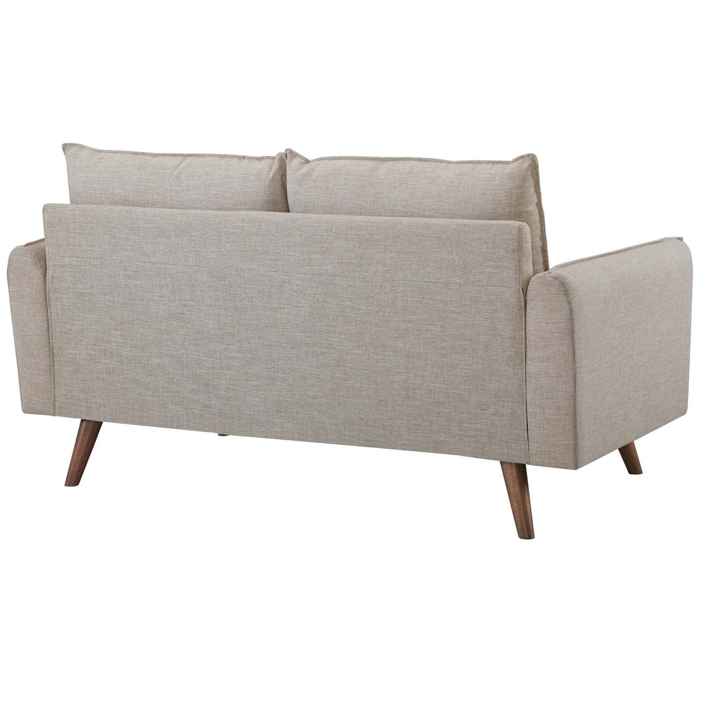 Revive Upholstered Fabric Loveseat Beige EEI-3091-BEI