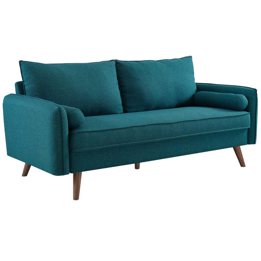 Revive Upholstered Fabric Sofa Teal EEI-3092-TEA