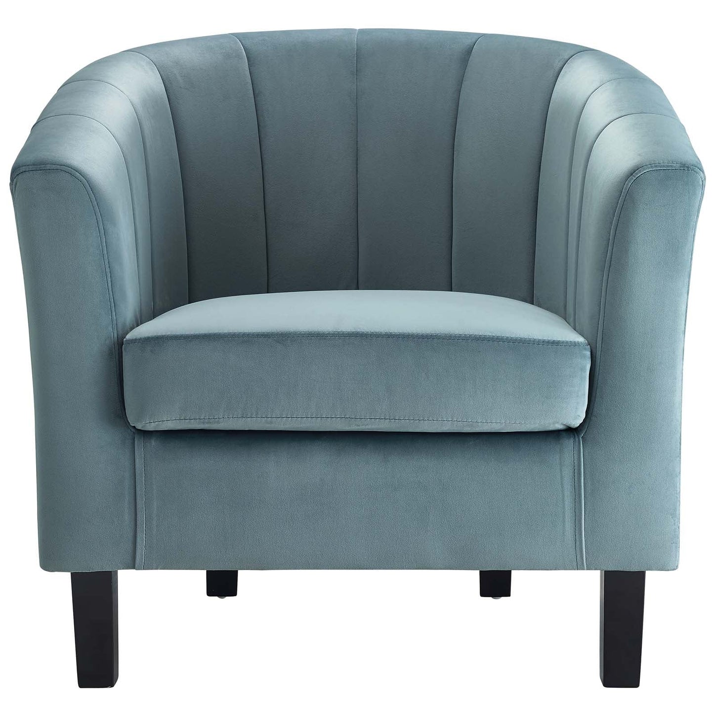 Prospect Channel Tufted Performance Velvet Armchair Light Blue EEI-3188-LBU