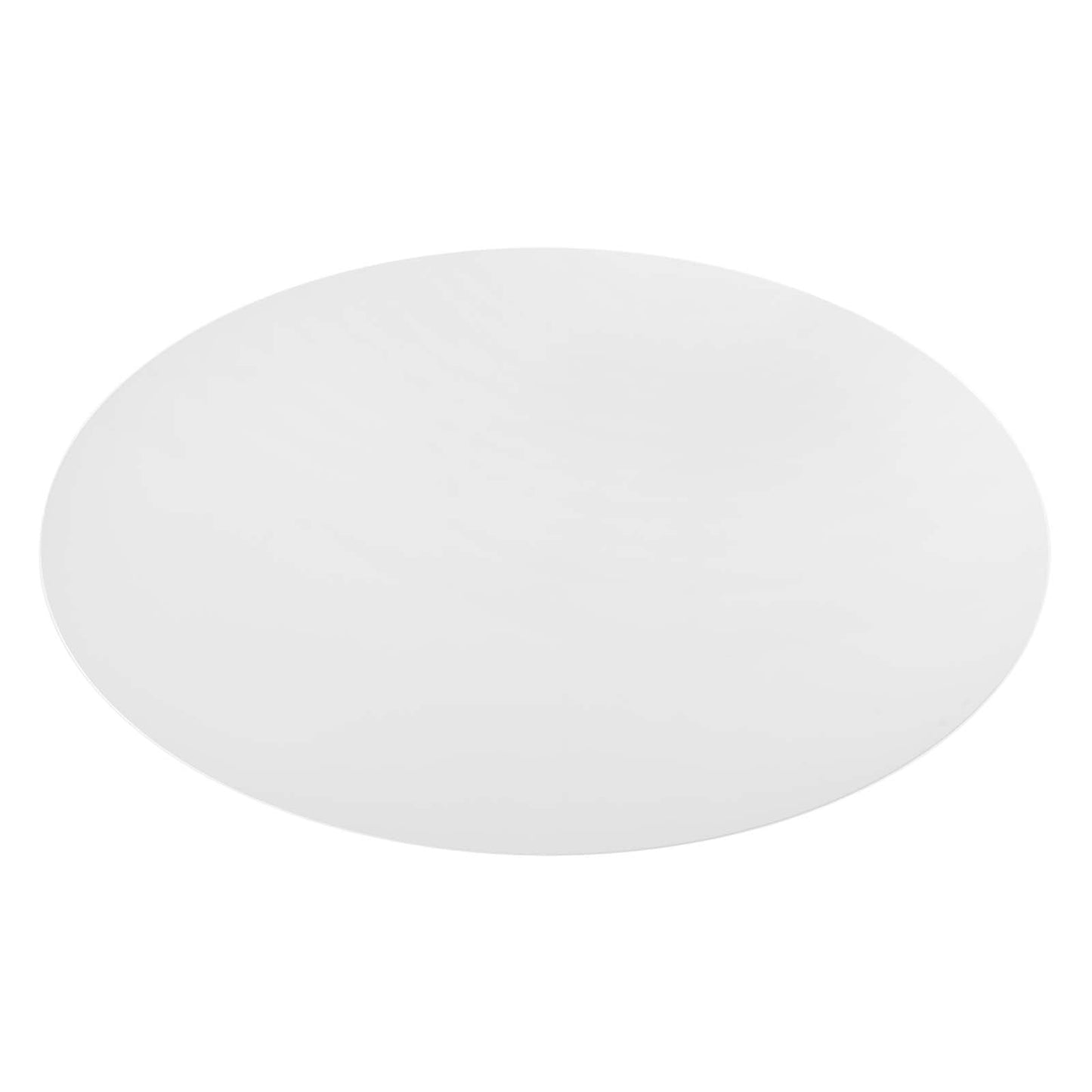 Lippa 78" Oval Wood Dining Table Gold White EEI-3255-GLD-WHI