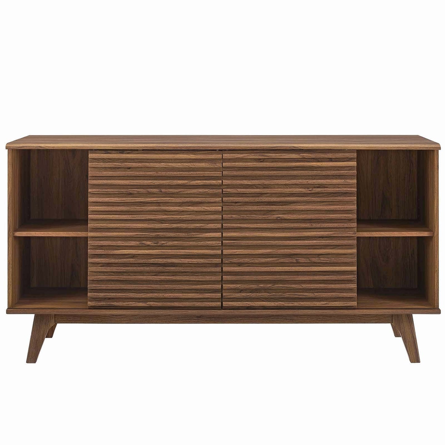 Render 63" Sideboard Buffet Table or TV Stand Walnut EEI-3344-WAL