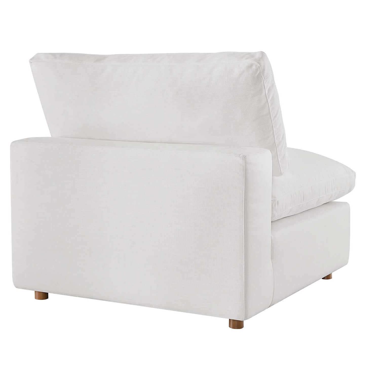 Commix Down Filled Overstuffed 4 Piece Sectional Sofa Set Pure White EEI-3356-PUW