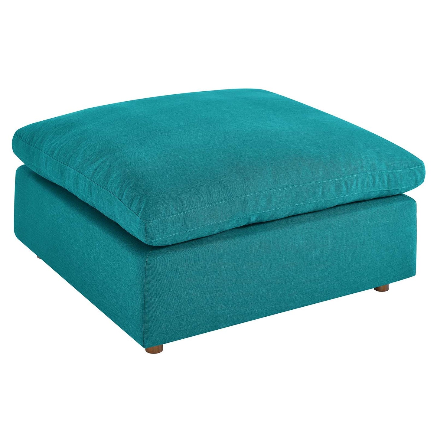 Commix Down Filled Overstuffed 4 Piece Sectional Sofa Set Teal EEI-3356-TEA