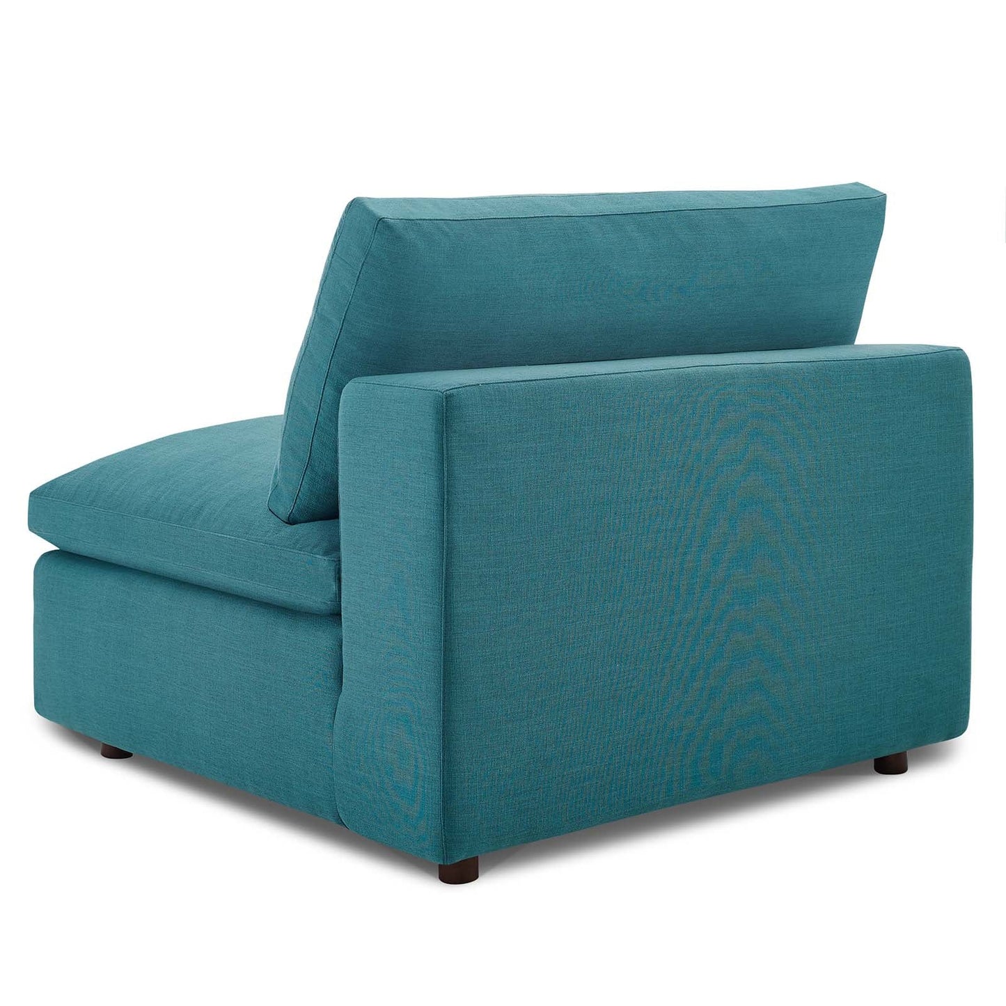 Commix Down Filled Overstuffed 6 Piece Sectional Sofa Set Teal EEI-3361-TEA