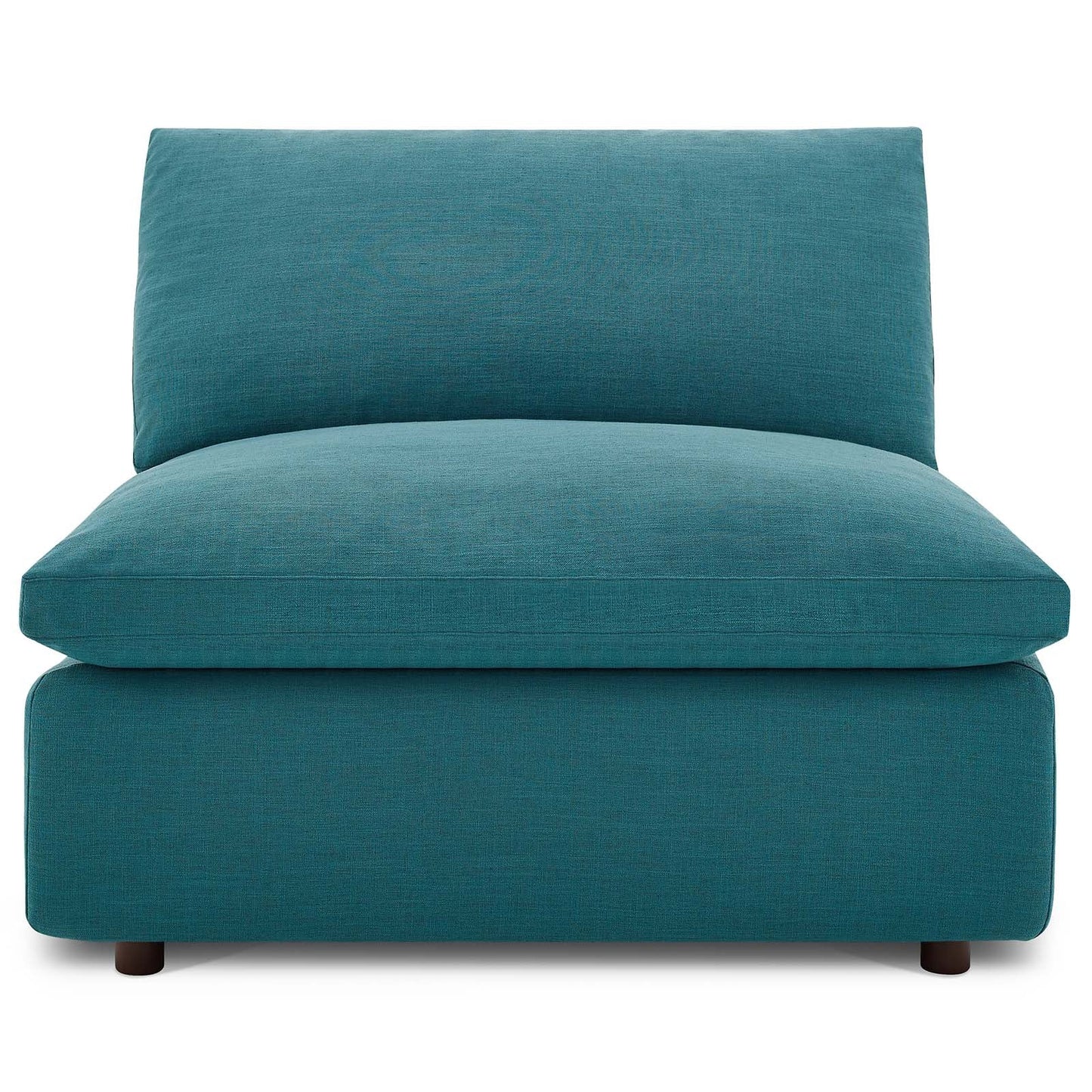 Commix Down Filled Overstuffed 6 Piece Sectional Sofa Set Teal EEI-3361-TEA