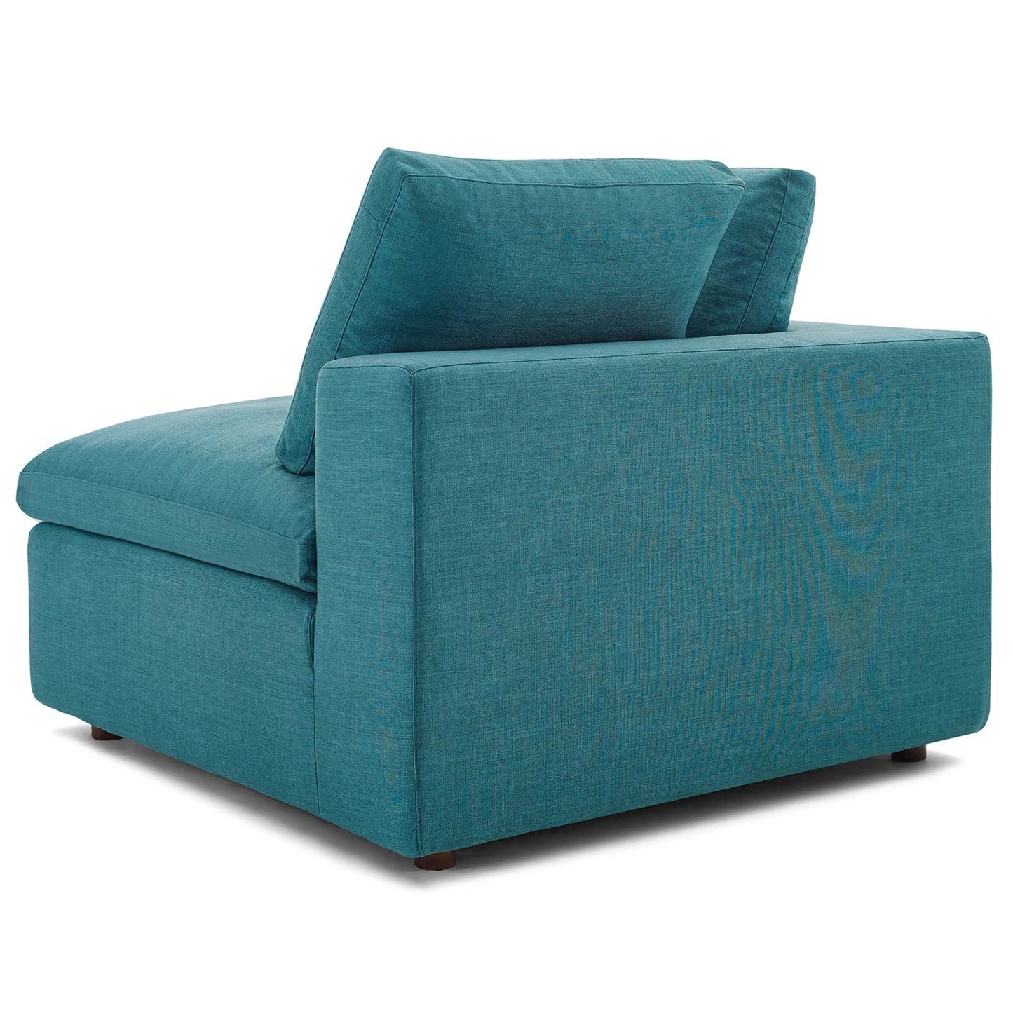 Commix Down Filled Overstuffed 6 Piece Sectional Sofa Set Teal EEI-3361-TEA