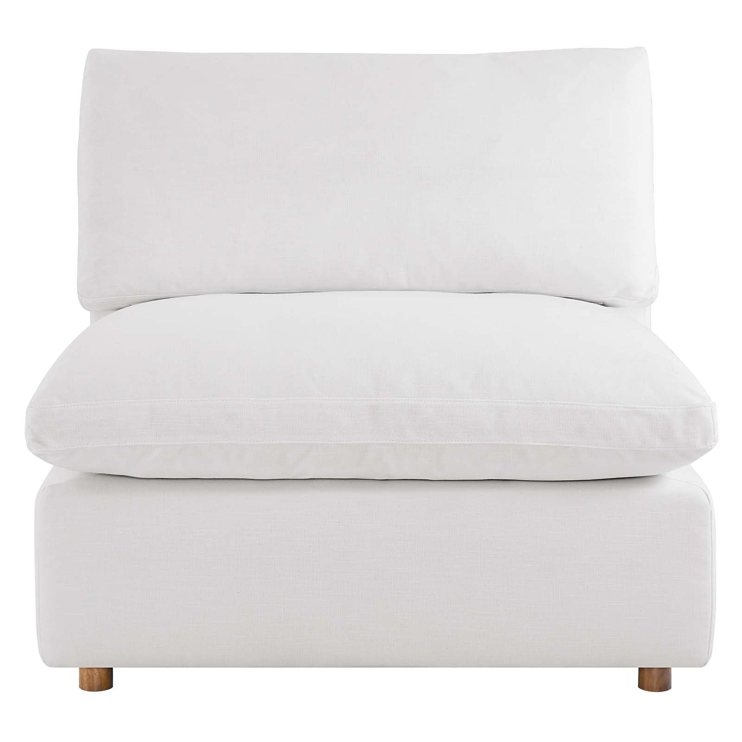 Commix Down Filled Overstuffed 7-Piece Sectional Sofa Pure White EEI-3364-PUW