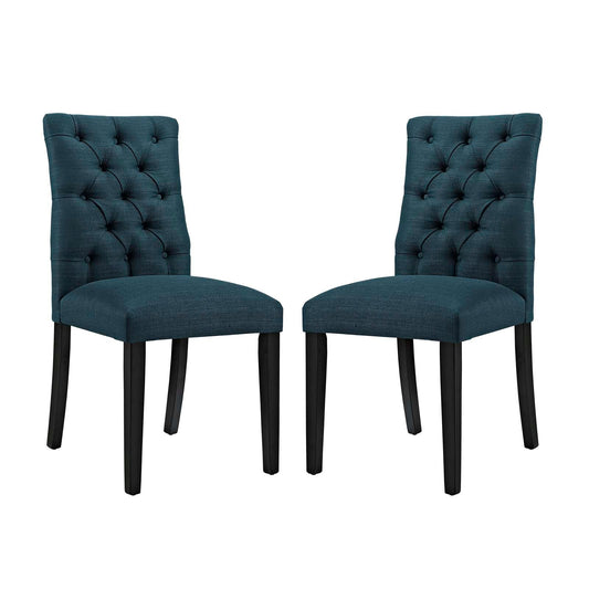 Duchess Dining Chair Fabric Set of 2 Azure EEI-3474-AZU