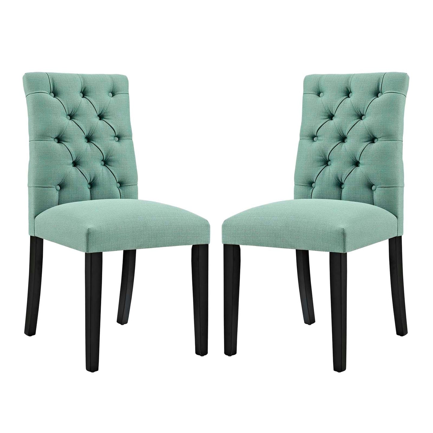 Duchess Dining Chair Fabric Set of 2 Laguna EEI-3474-LAG