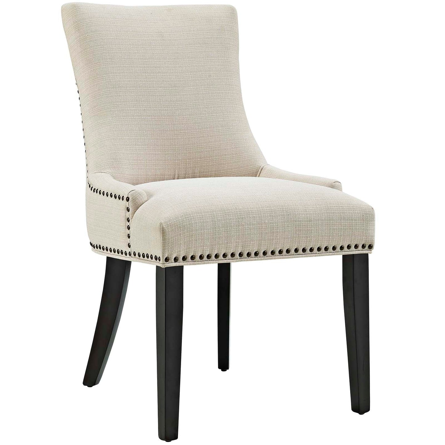 Marquis Dining Chair Fabric Set of 4 Beige EEI-3497-BEI