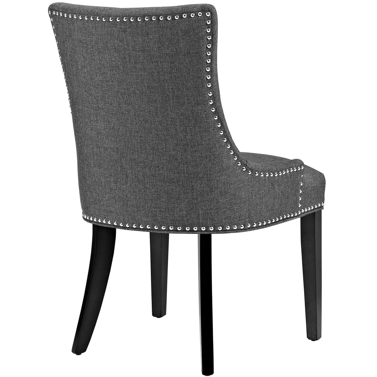 Marquis Dining Chair Fabric Set of 4 Gray EEI-3497-GRY