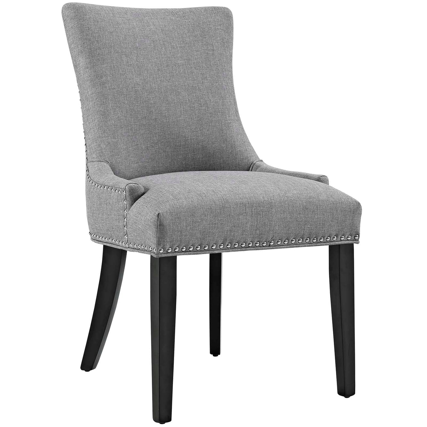 Marquis Dining Chair Fabric Set of 4 Light Gray EEI-3497-LGR