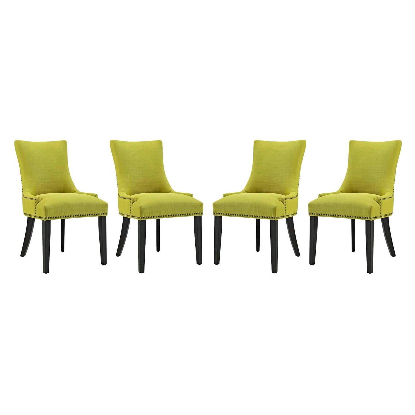 Marquis Dining Chair Fabric Set of 4 Wheatgrass EEI-3497-WHE