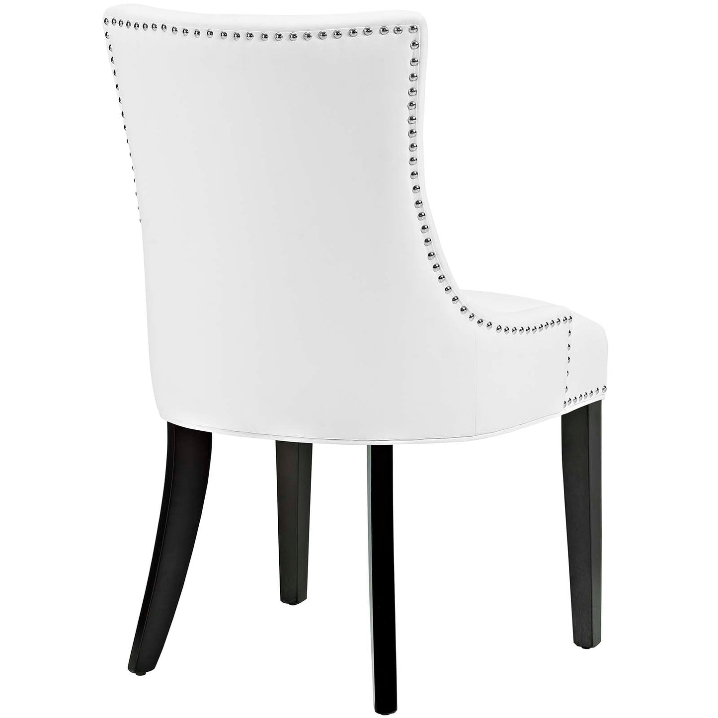 Marquis Dining Chair Faux Leather Set of 4 White EEI-3499-WHI