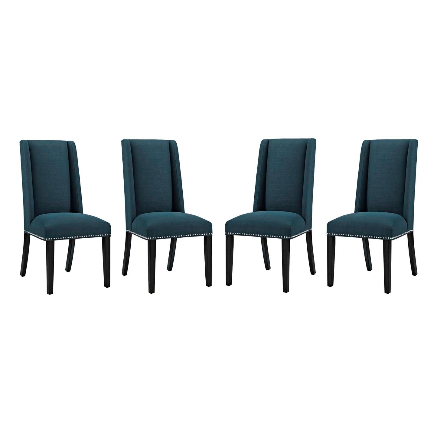 Baron Dining Chair Fabric Set of 4 Azure EEI-3503-AZU