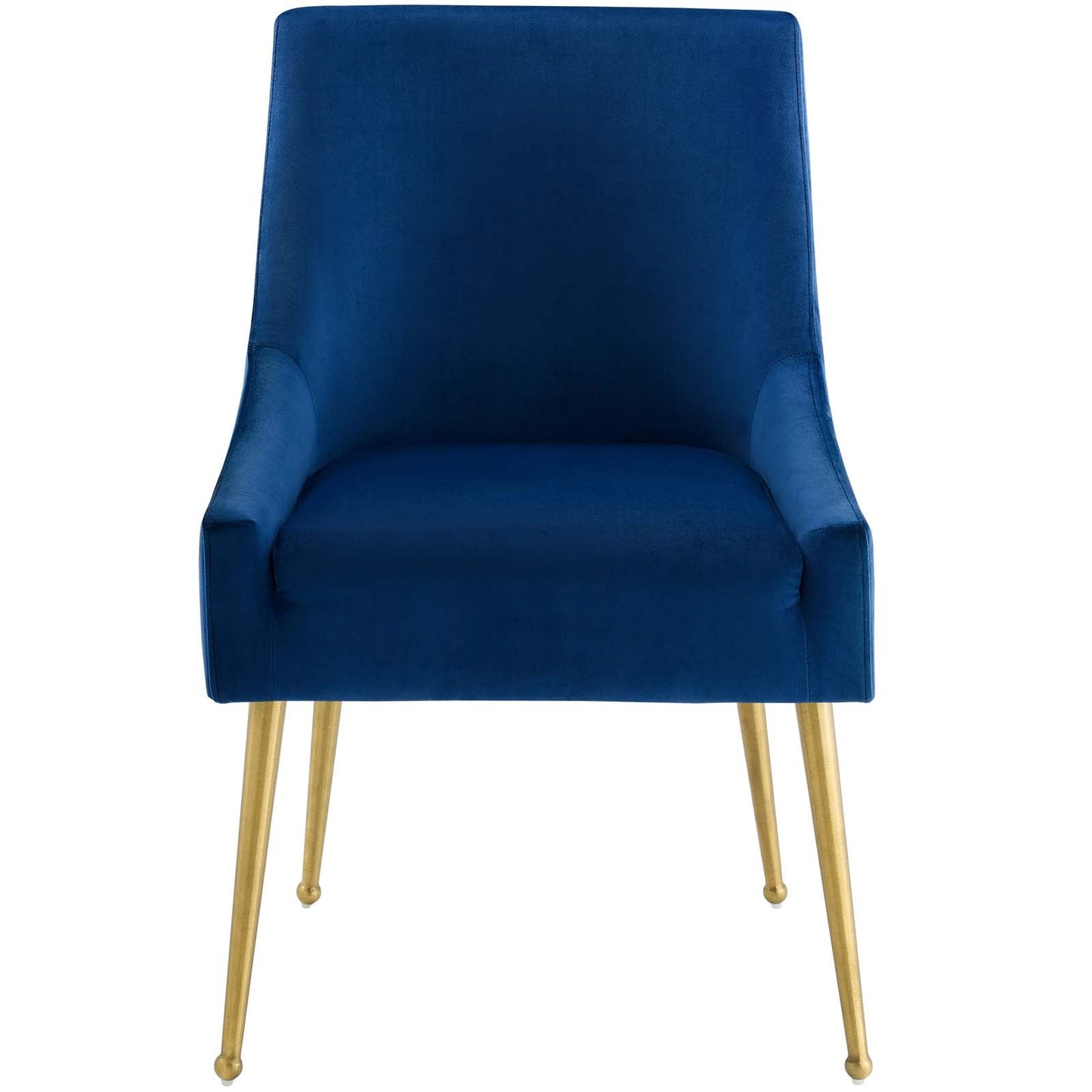 Discern Upholstered Performance Velvet Dining Chair Navy EEI-3508-NAV