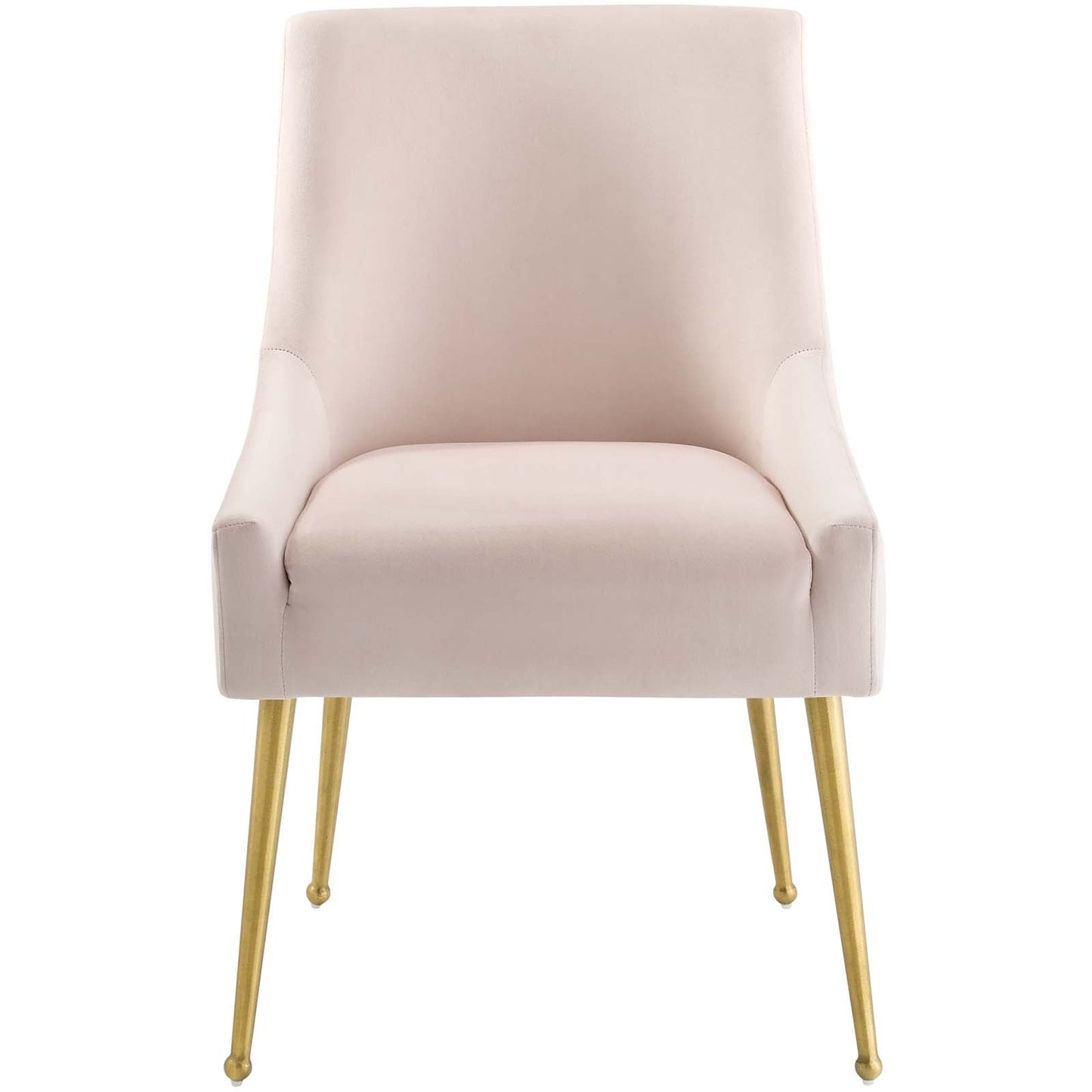 Discern Upholstered Performance Velvet Dining Chair Pink EEI-3508-PNK