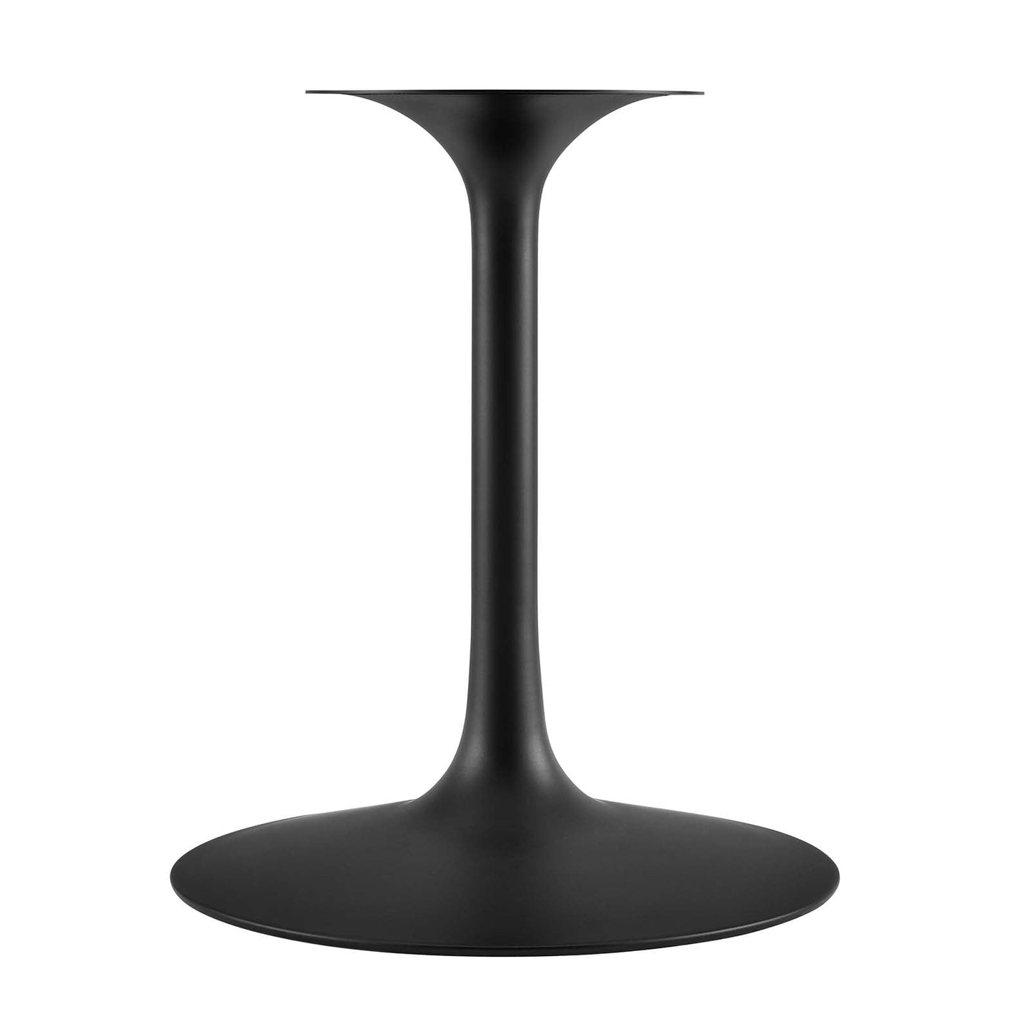 Lippa 48" Round Dining Table Black White EEI-3522-BLK-WHI