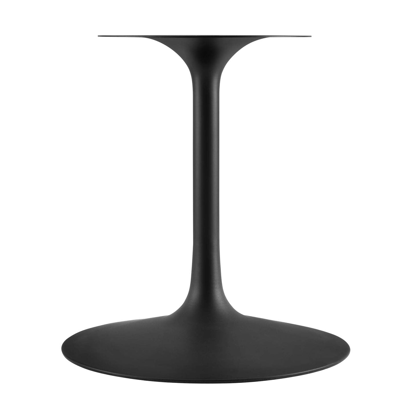 Lippa 60" Oval Dining Table Black White EEI-3539-BLK-WHI