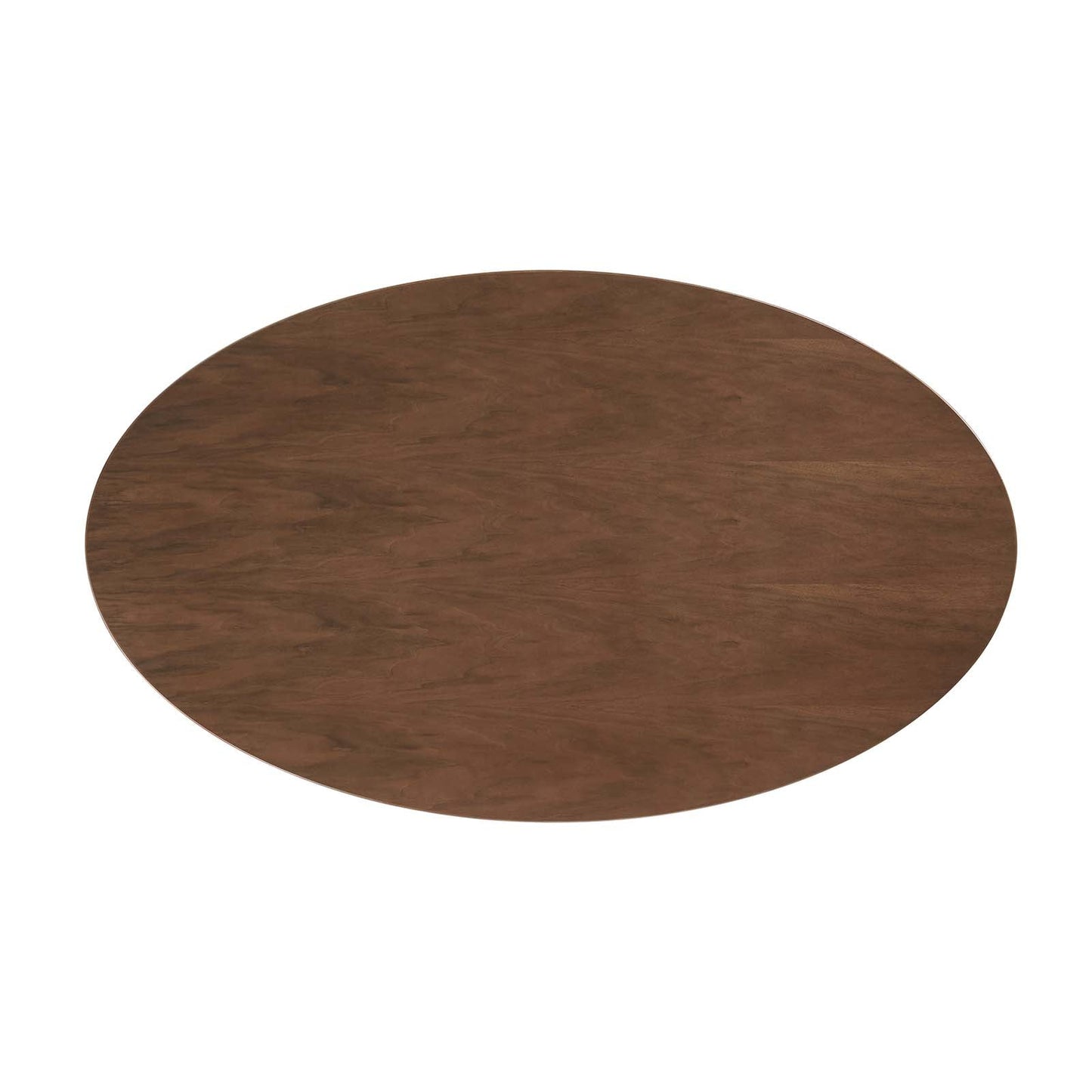 Lippa 60" Oval Walnut Wood Grain Dining Table Black Walnut EEI-3543-BLK-WAL