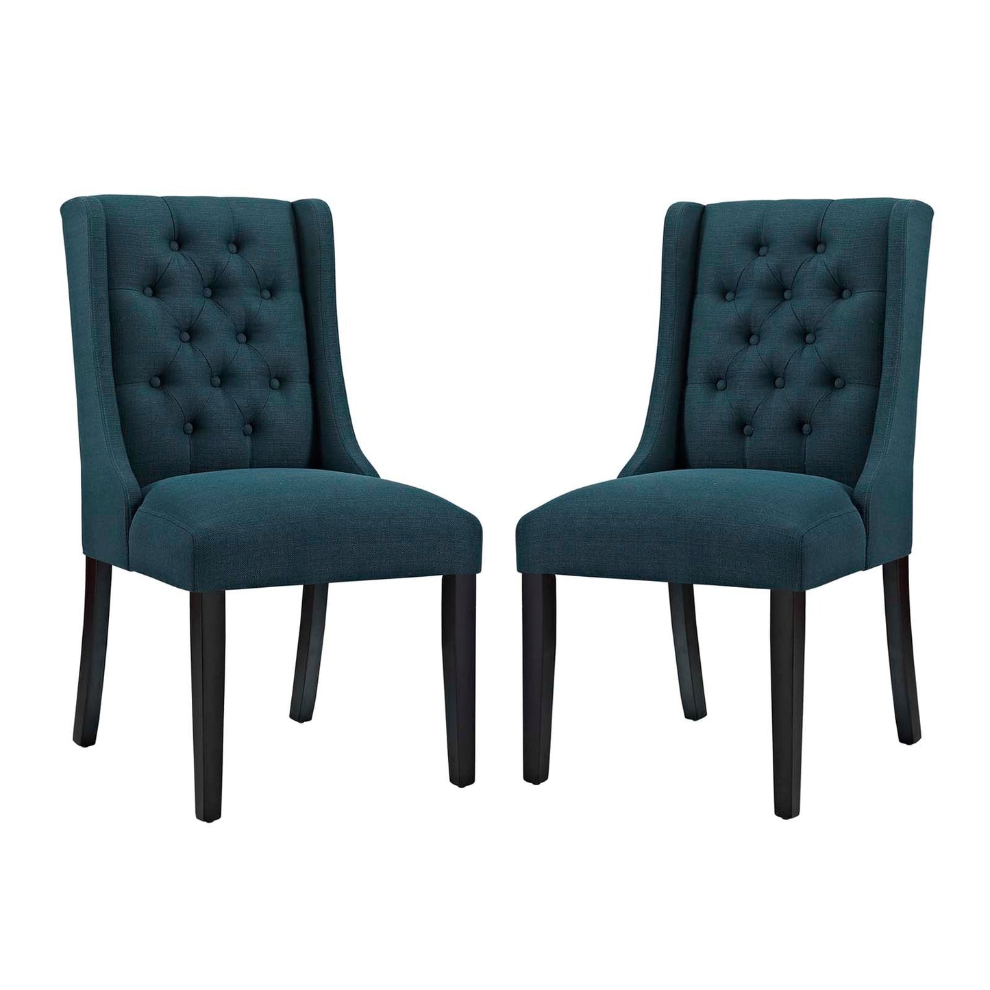 Baronet Dining Chair Fabric Set of 2 Azure EEI-3557-AZU