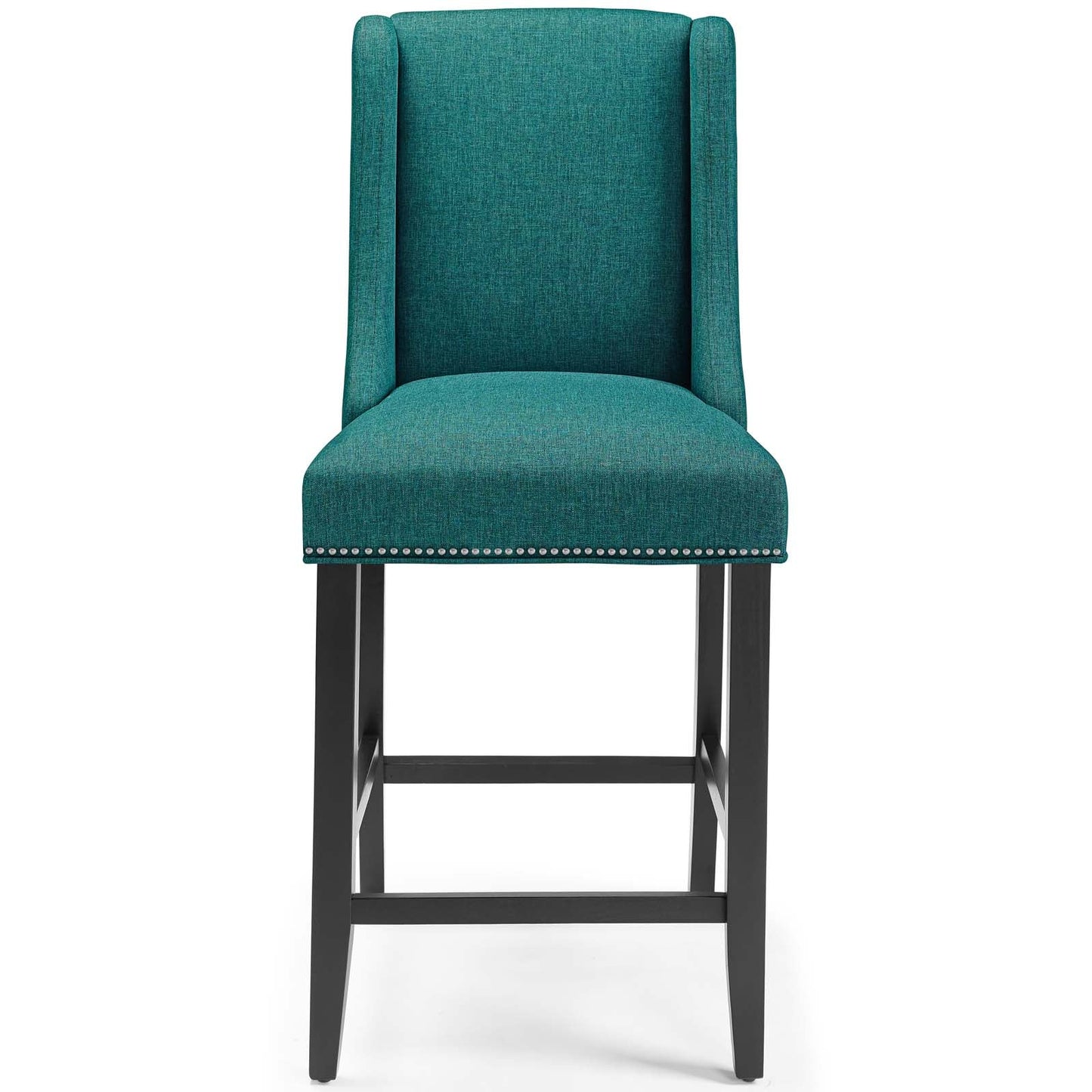 Baron Upholstered Fabric Counter Stool Teal EEI-3735-TEA