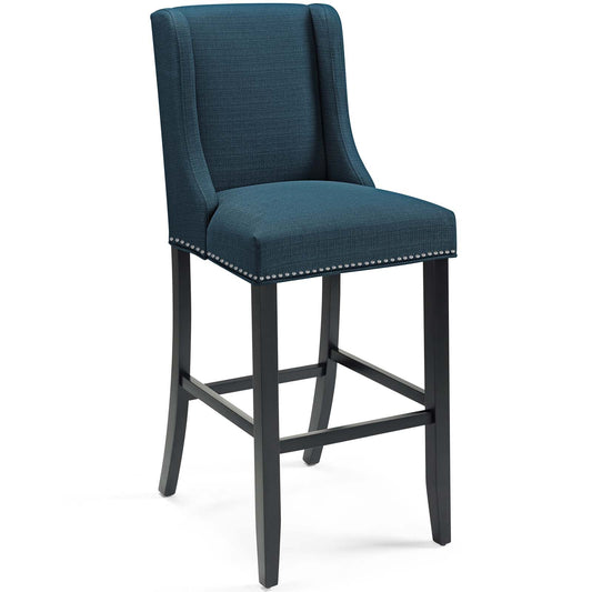 Baron Upholstered Fabric Bar Stool Azure EEI-3737-AZU