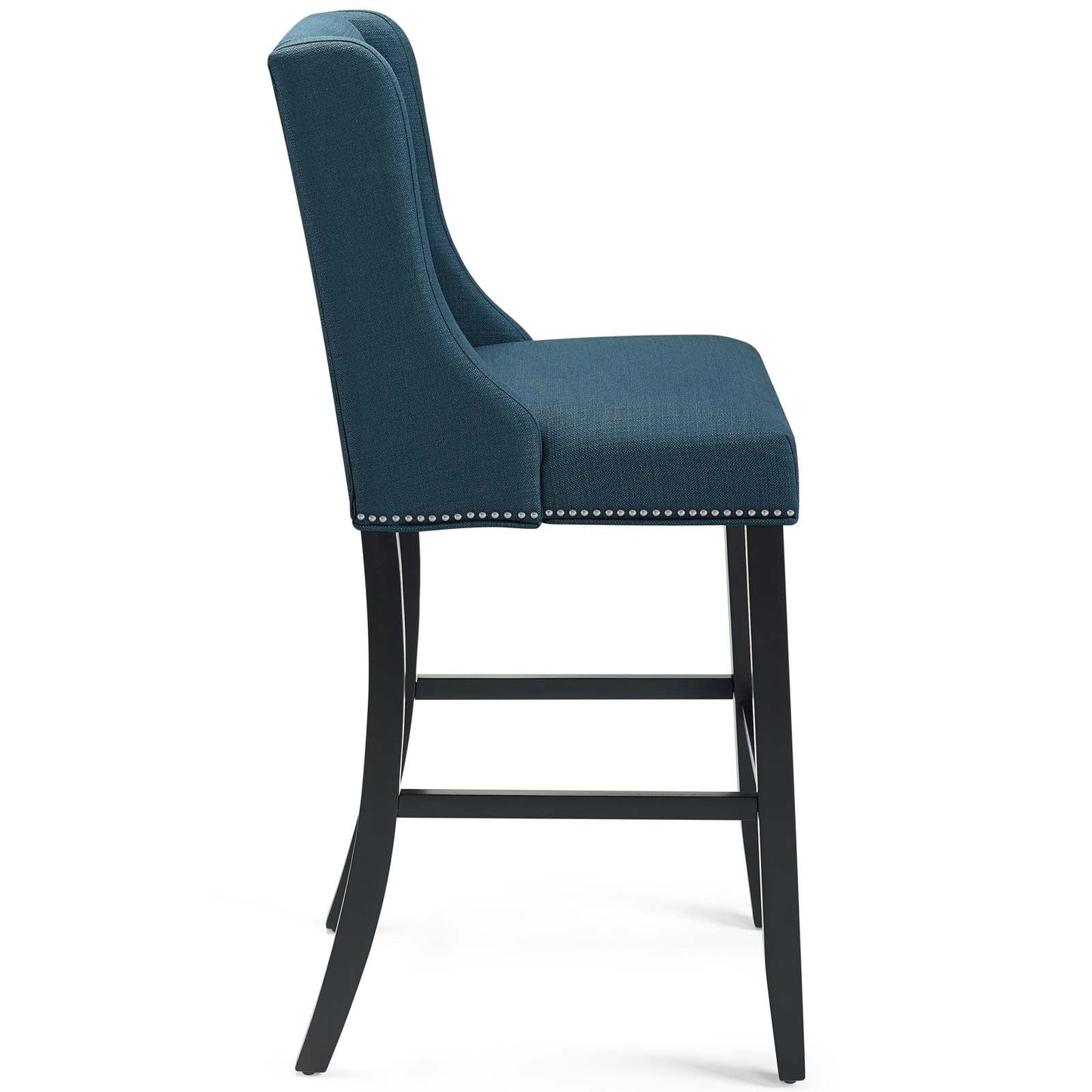 Baron Upholstered Fabric Bar Stool Azure EEI-3737-AZU