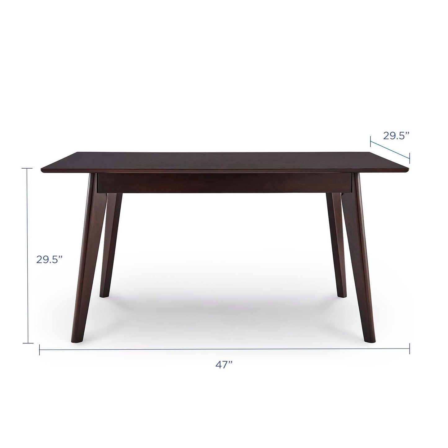 Oracle 47" Rectangle Dining Table Cappuccino EEI-3746-CAP