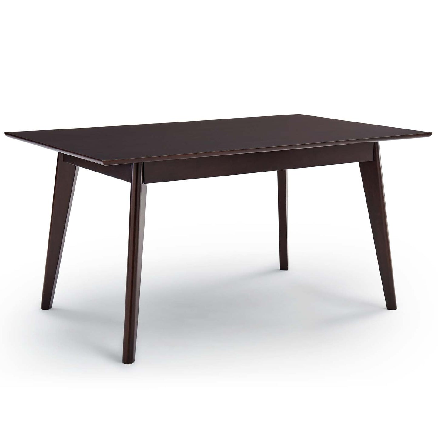 Oracle 59" Rectangle Dining Table Cappuccino EEI-3747-CAP