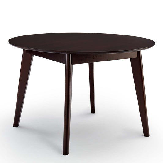 Vision 45" Round Dining Table Cappuccino EEI-3751-CAP