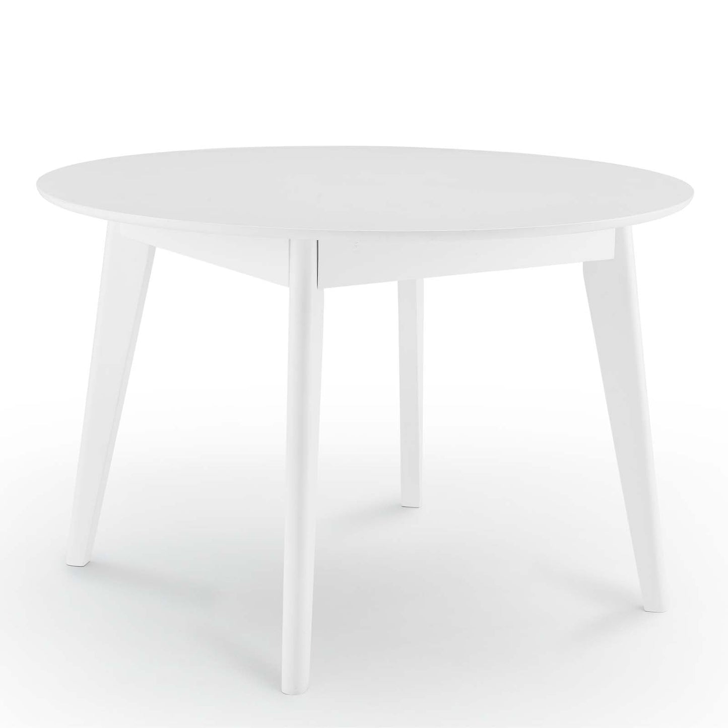 Vision 45" Round Dining Table White EEI-3752-WHI