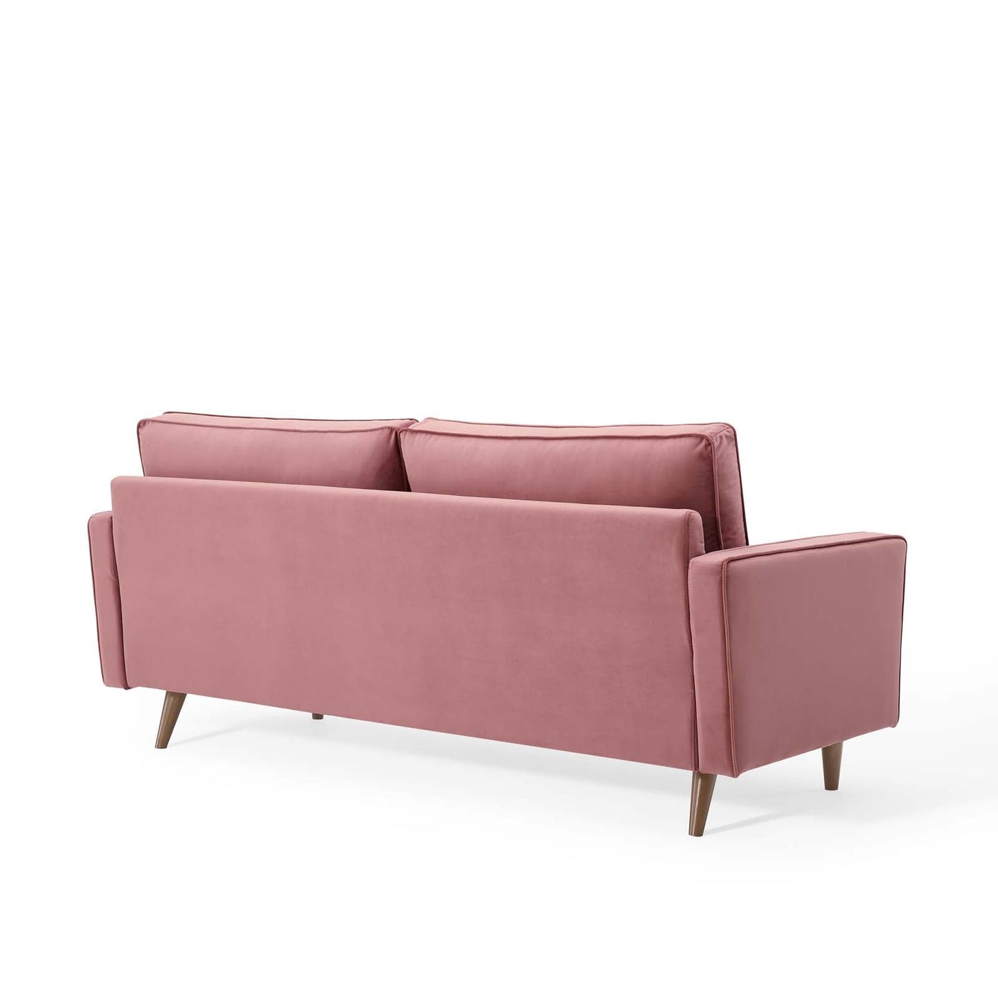 Valour Performance Velvet Sofa Dusty Rose EEI-3764-DUS