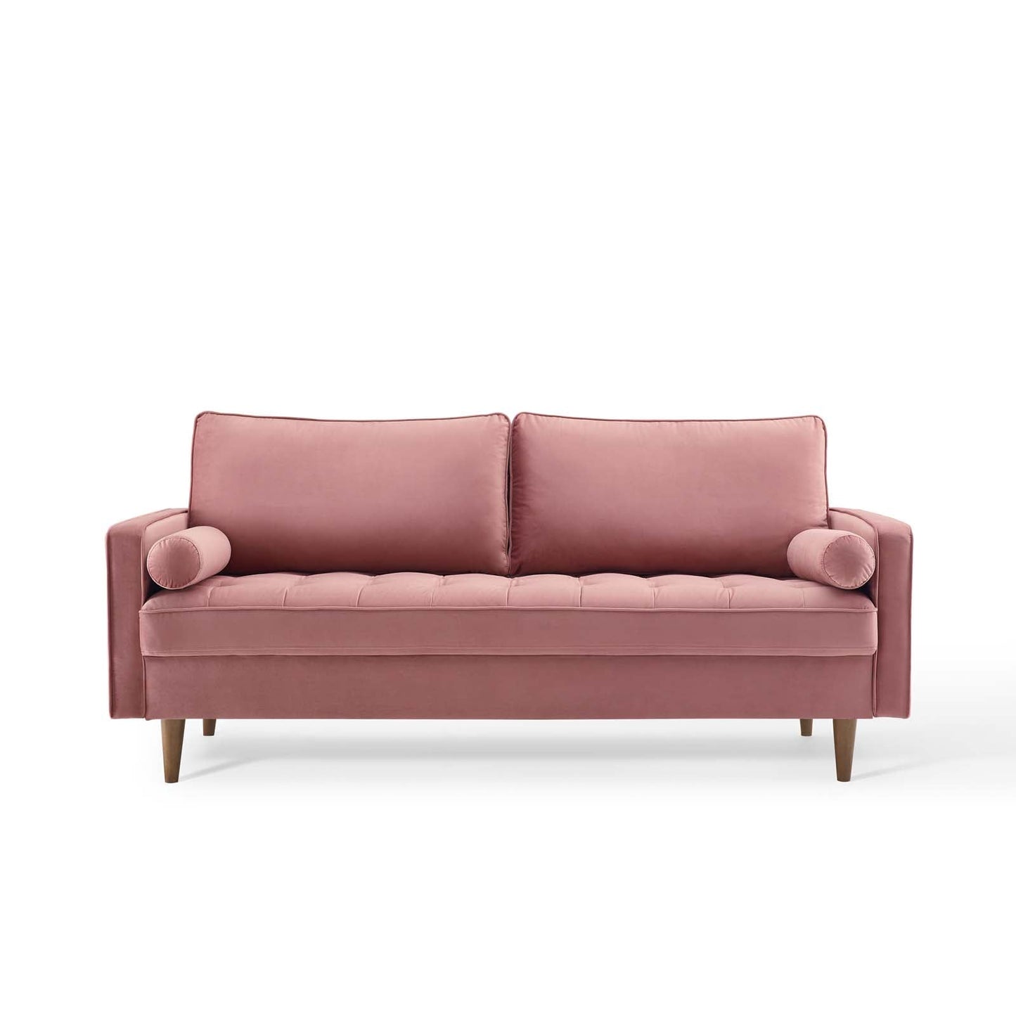 Valour Performance Velvet Sofa Dusty Rose EEI-3764-DUS