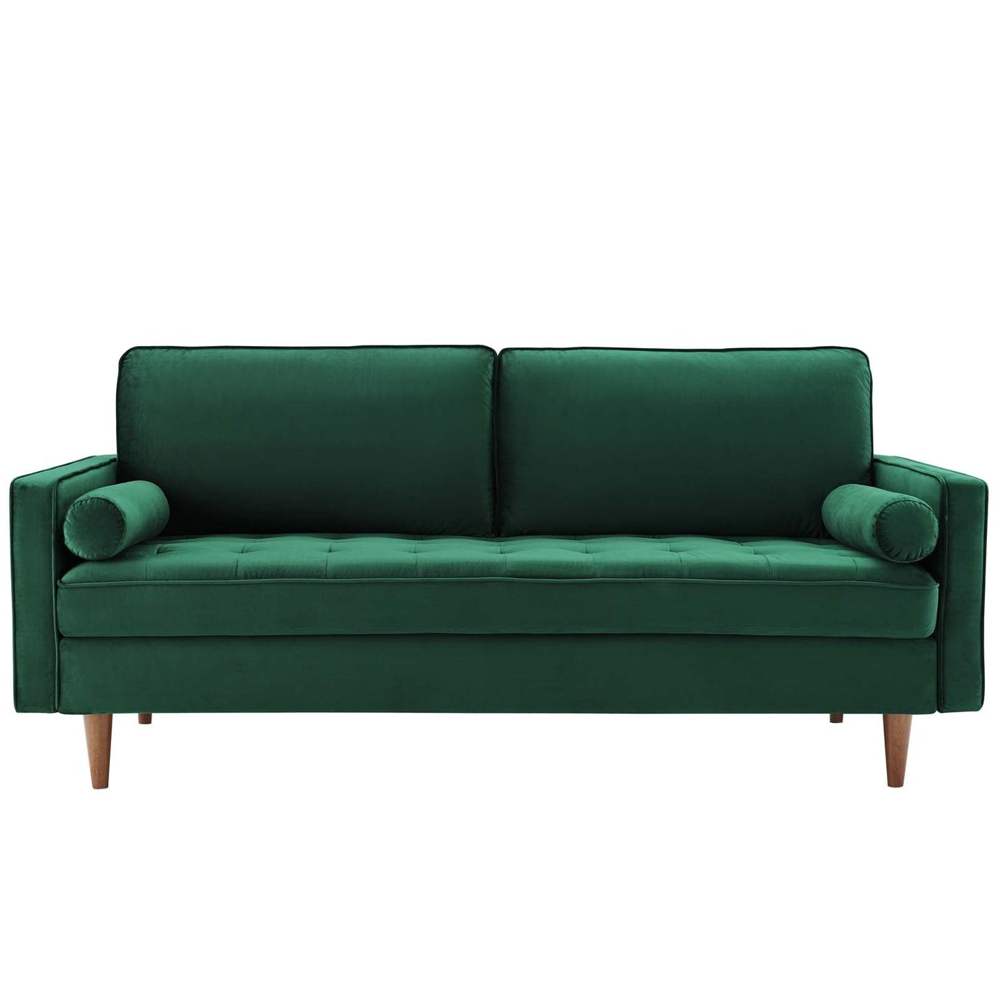 Valour Performance Velvet Sofa Green EEI-3764-GRN